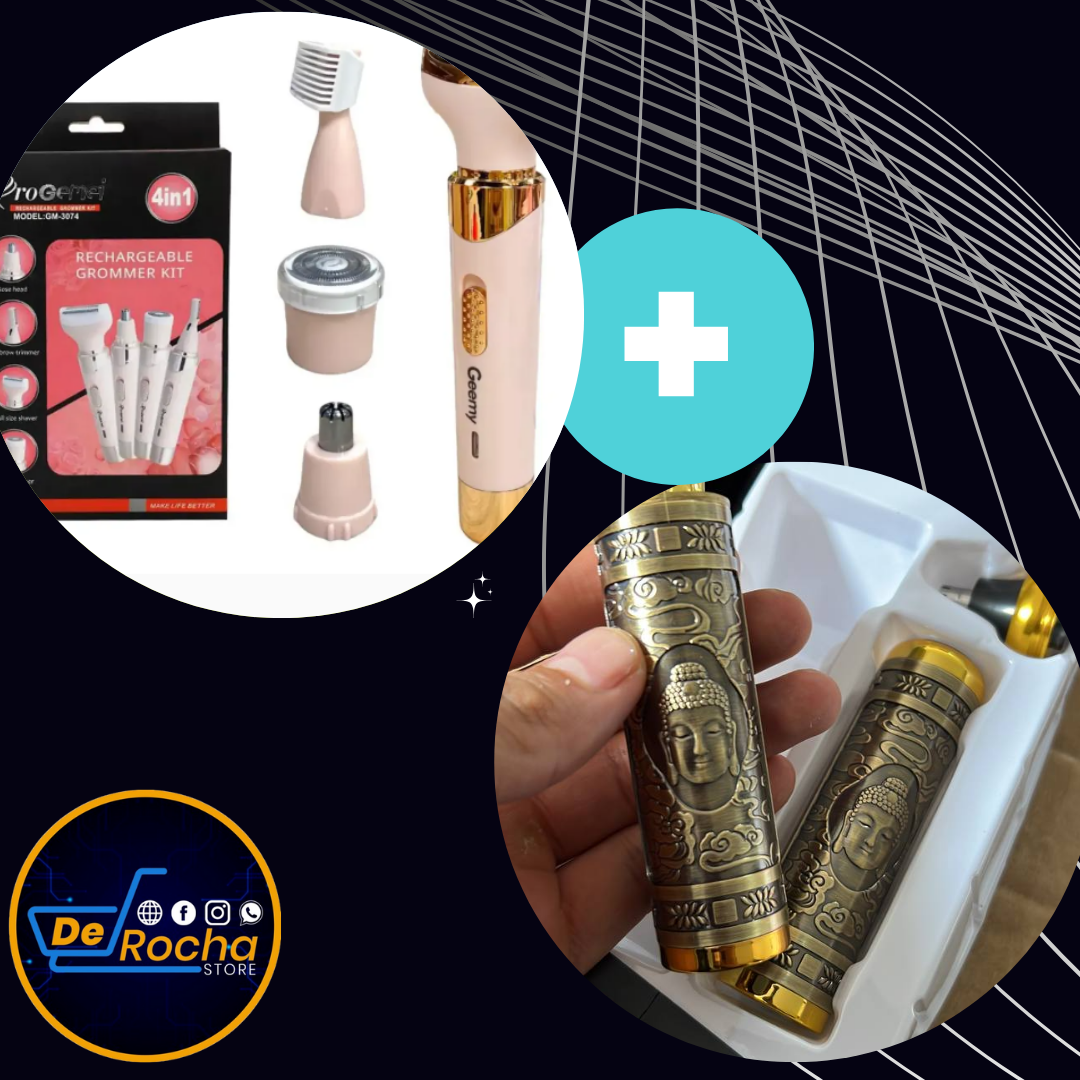 Kit maquina patillera+ rasurador dama